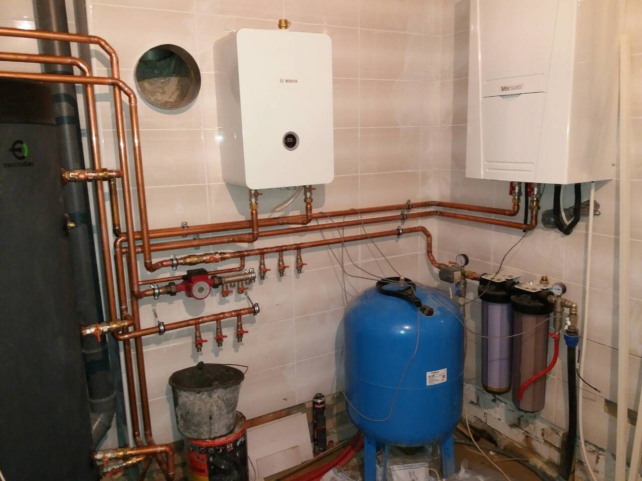 Монтаж теплового насоса Монтаж теплового насоса